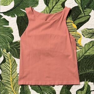 Free People Coral Tank Top